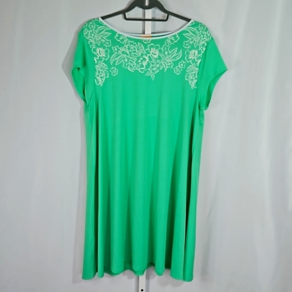 Ruby Rd Green Dress Size Large
